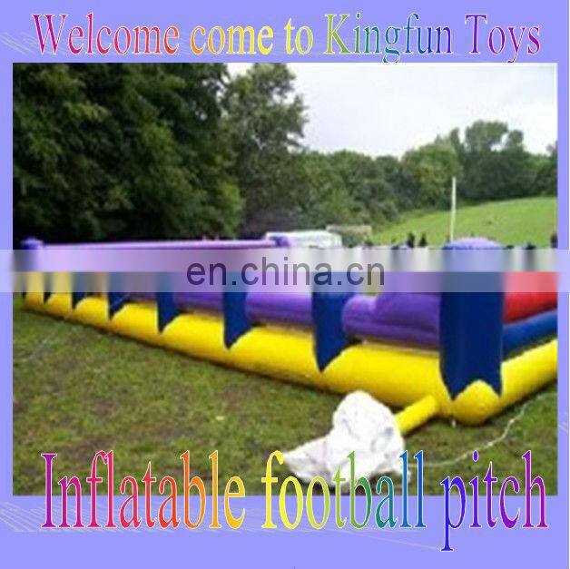 12 Human inflatable foosball court sport game