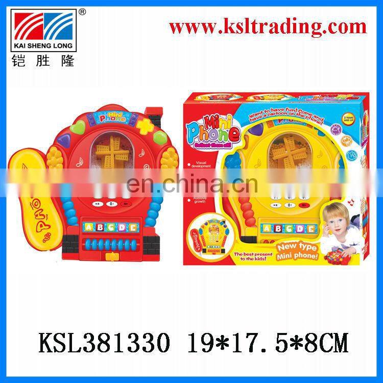 counting frame music snowflake mini telephone toy