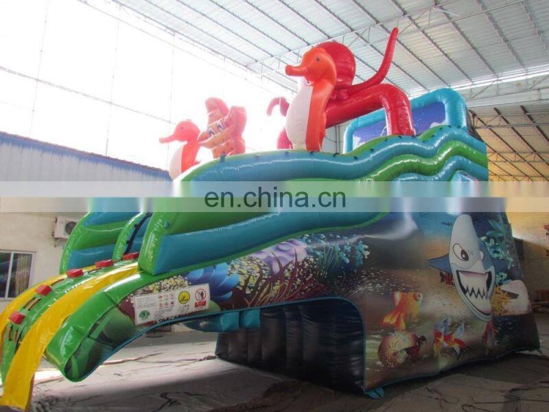 Inflatable slide