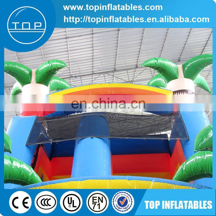 Rainforest water slide,giant inflatable water slide for adult