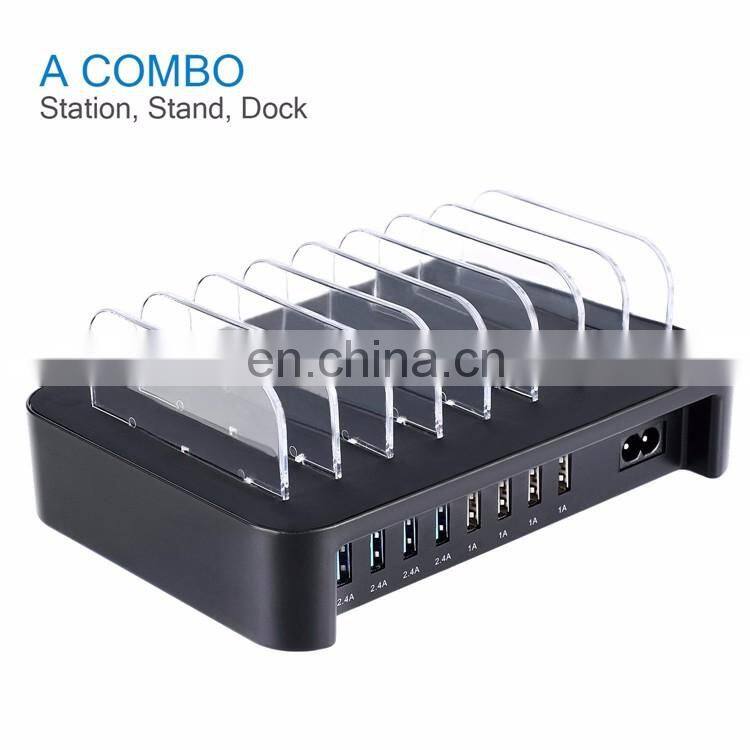 2017 Amazon hotselling new style 8 ports usb charging station