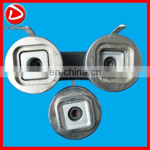 oval pin button machine of 69*45mm oval badge moulds with metal slide