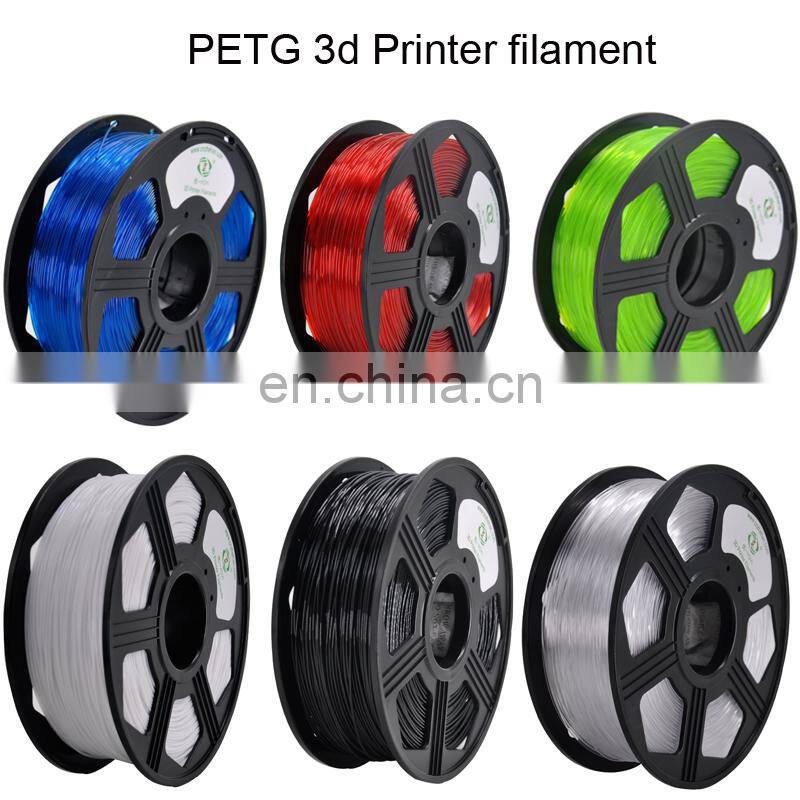 High quality and printing effect 1.75mm PETG Filament for 3d printer