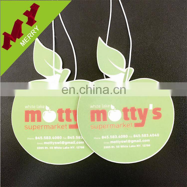 Fashion design paper car air freshener wholesale