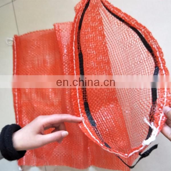 PE Potatoes Woven Leno Mesh Net Bag 25-50 kg For Packing Onions and Oranges