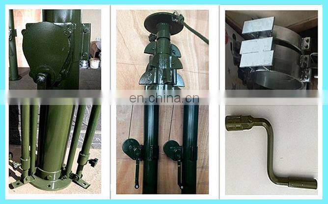 30 ft telescopic sports aluminum winch mast