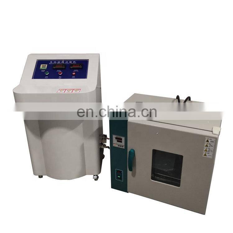 Temperature controlled battery forced internal short circuit tester