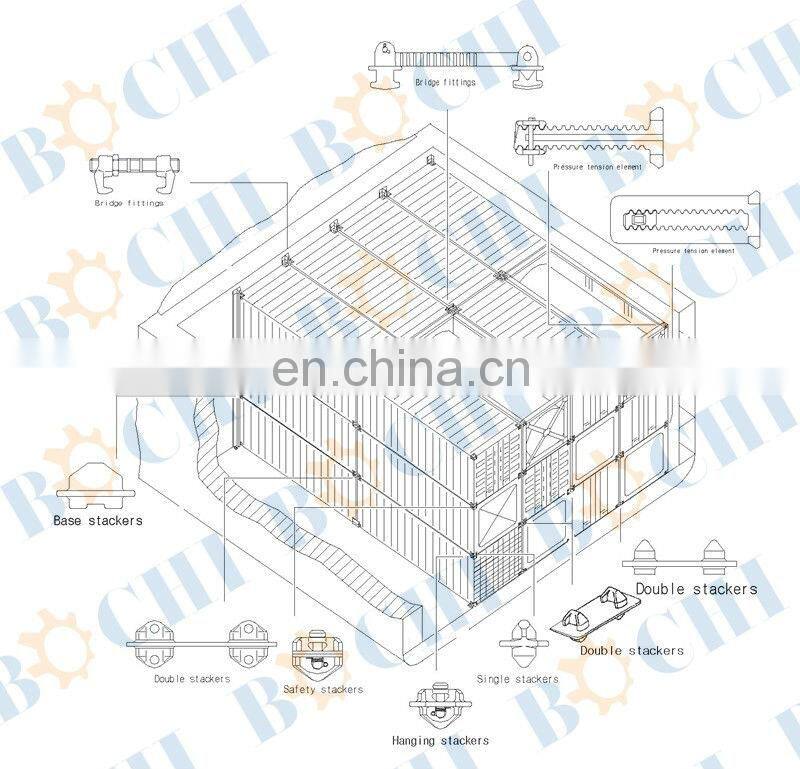 Container Safe Lockable Stacking Cones