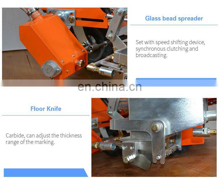 handpush road line paint marking machine