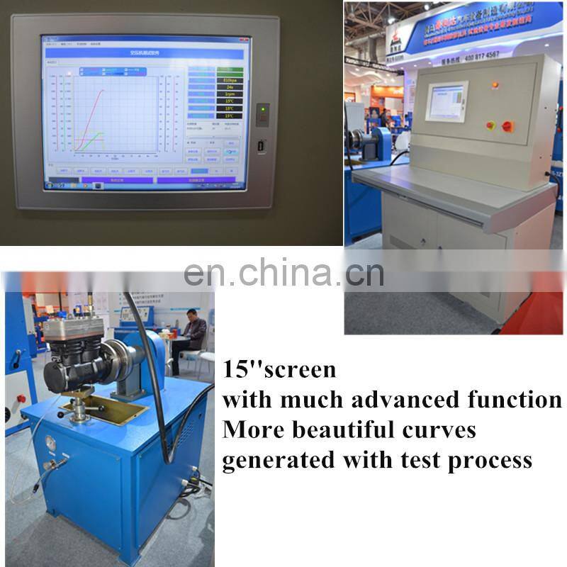 Computerized Air Compressor Test Bench for truck bus