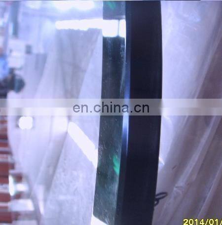 6mm clear float glass shelf with mat-broken edge