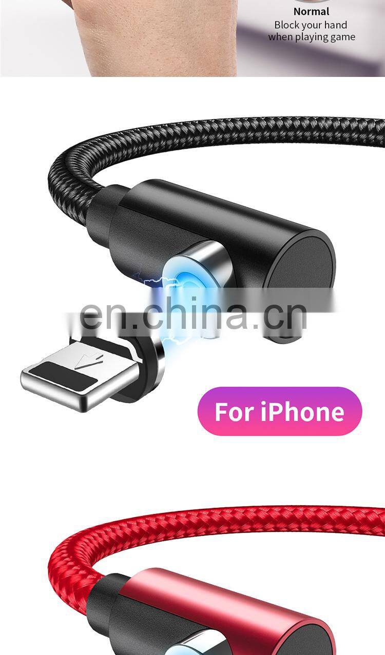 3 In 1 Usb Cable Magnetic Micro Usb Fast Charging Nylon 1M 2020 New Product Cable Original Factory Wholesale Data line cable