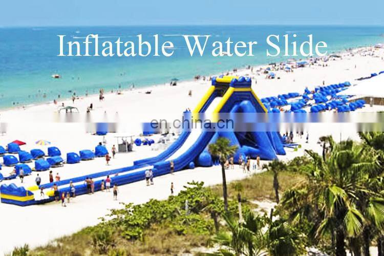 Best selling commercial large inflatable water slides for sale / large inflatable dry slide
