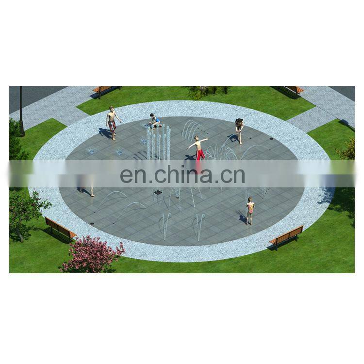 Hot Popular Summer Commercial Water Features Spa with Waterfalls in Splash Pad for Sale
