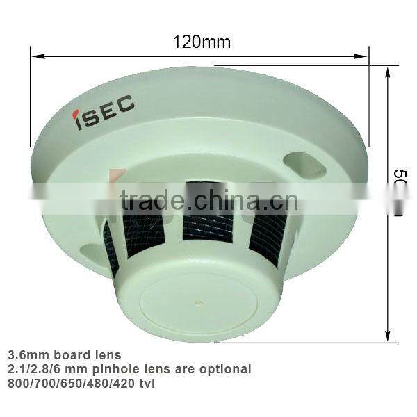 HD 800tvl Indoor Smoke Detector12V (IC-H-C SERIES)