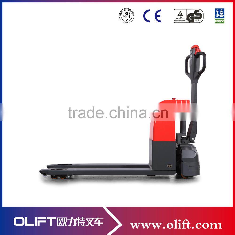 American Curtis motor 1.5 ton capacity smart full electric pallet truck(with CE)