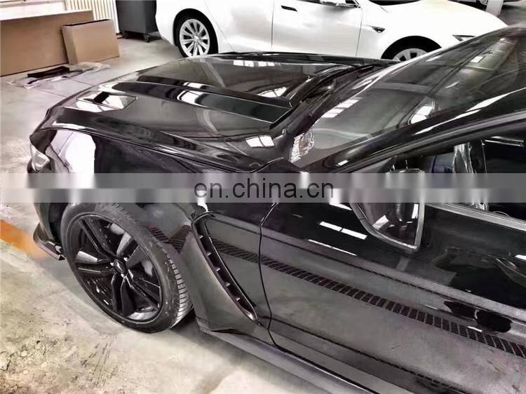 carbon fiber fenders for Ford mustang gt350