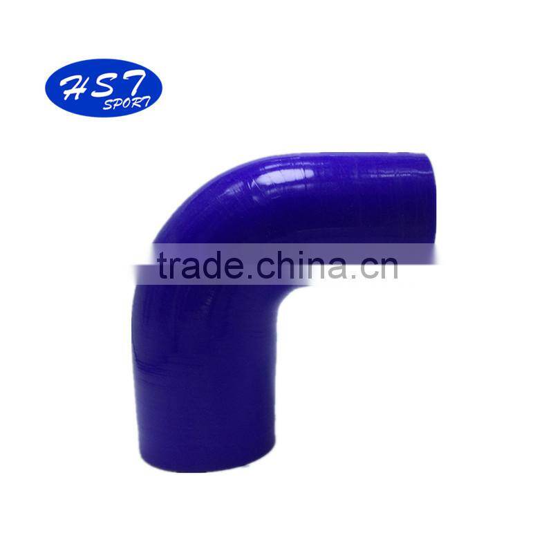 large diameter flexible high temperature automotive 45 degree elbow silicone hose