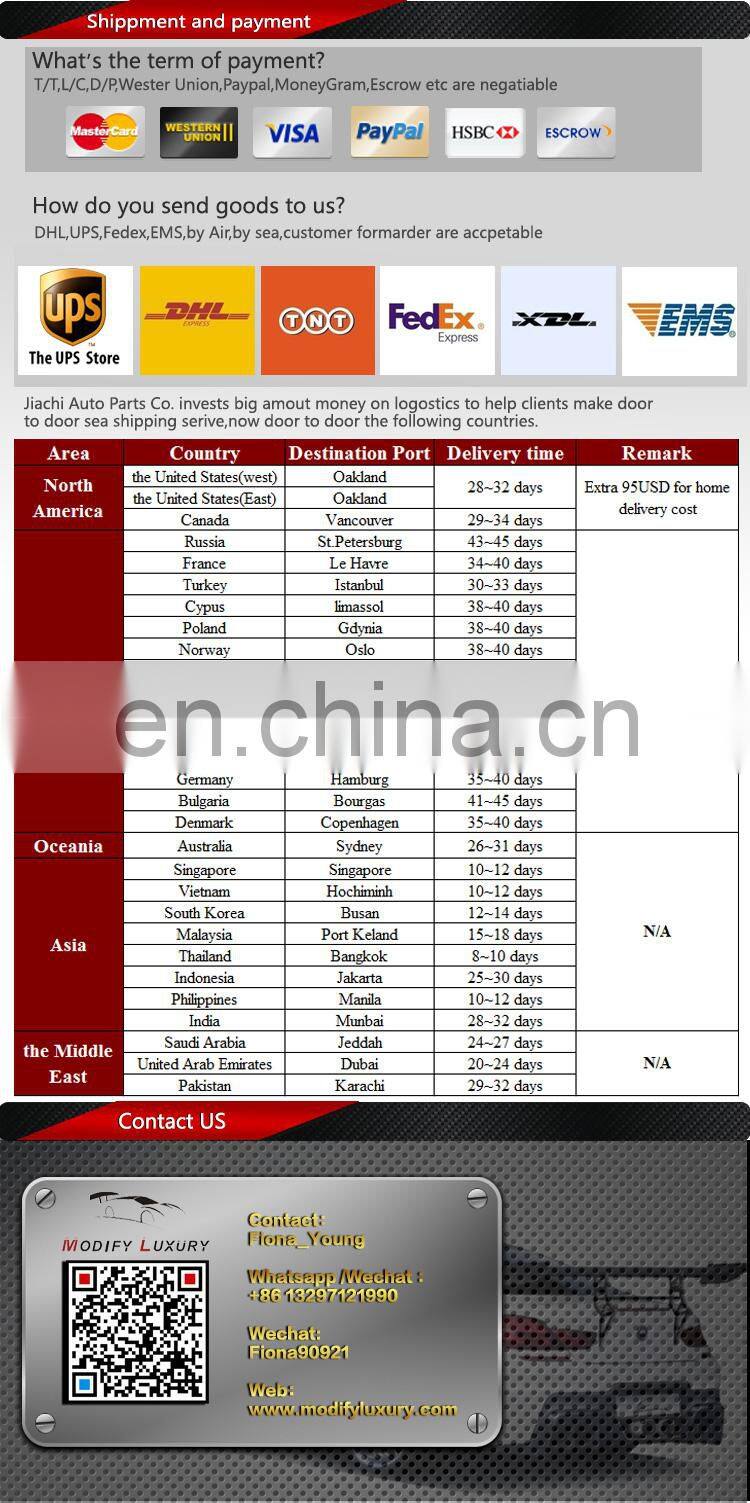 For 2017 Mazda 6 fiberglass Front Lip Spoiler