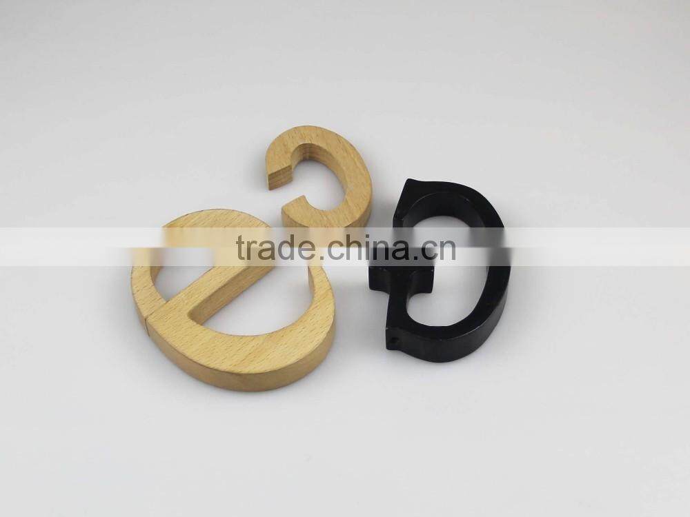 YT-WR001 handmade disply Wooden scarf Ring for jeans