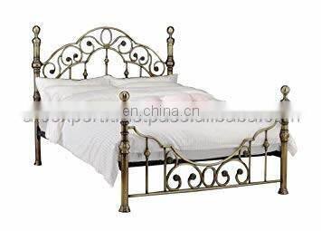 black colour metal bed