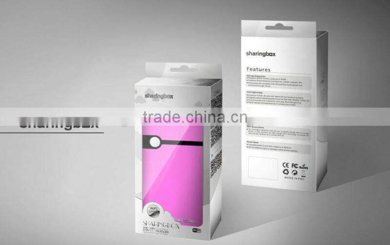 2014 Newest sharingbox,wireless storage,wifi power bank 3g wifi router