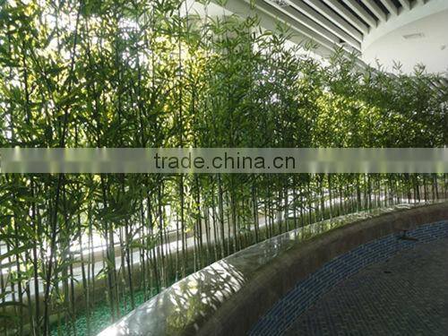 artificial /fake bamboo with natural stem and high-grade leaves stem/artificial /outdoor artificial bamboo