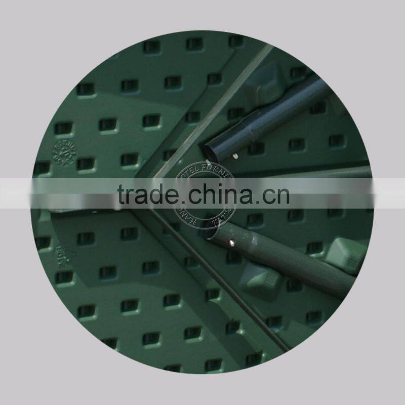 Outdoor Plastic Green Table For Events