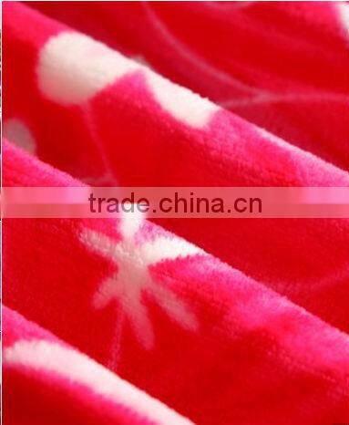 2013 hot sale! 100% polyester super soft solid color/printed dyed flannel baby blankets