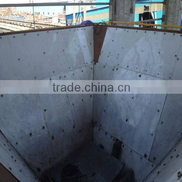 good sliding property uhmw-pe chute liner