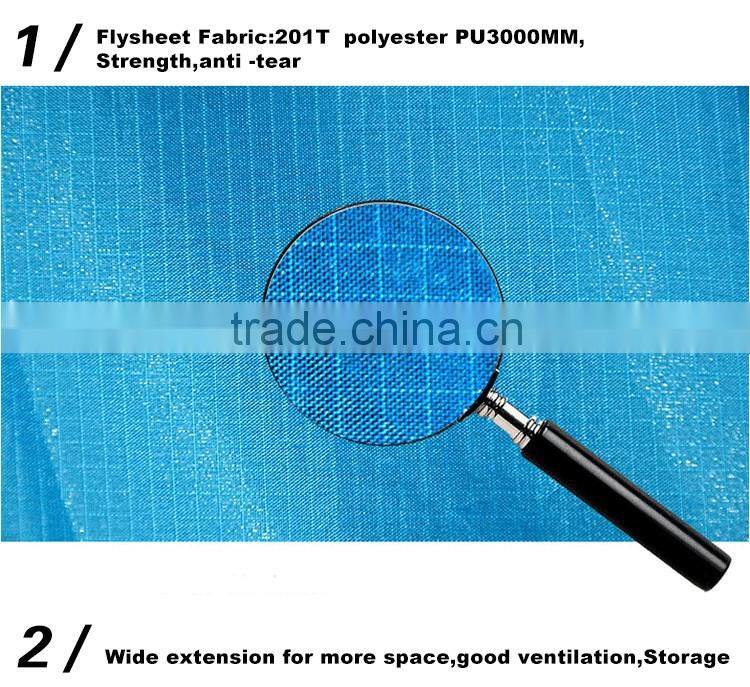 Hotsell Waterproof Double Layer 2 Person 3 Season Aluminum Rod outdoor camping tent