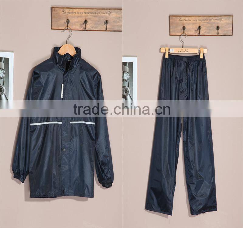 YANLI 100%waterproof, cheap pvc raincoat and pant for adult