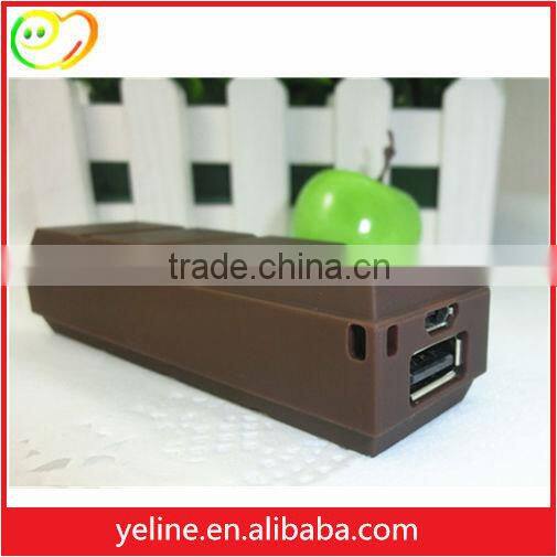 Metal cylindrical 2600mah power bank for MOTO G/X/E