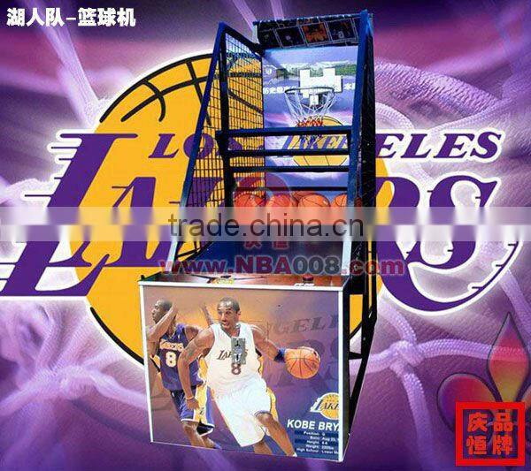 coin operated sport basketball game machine
