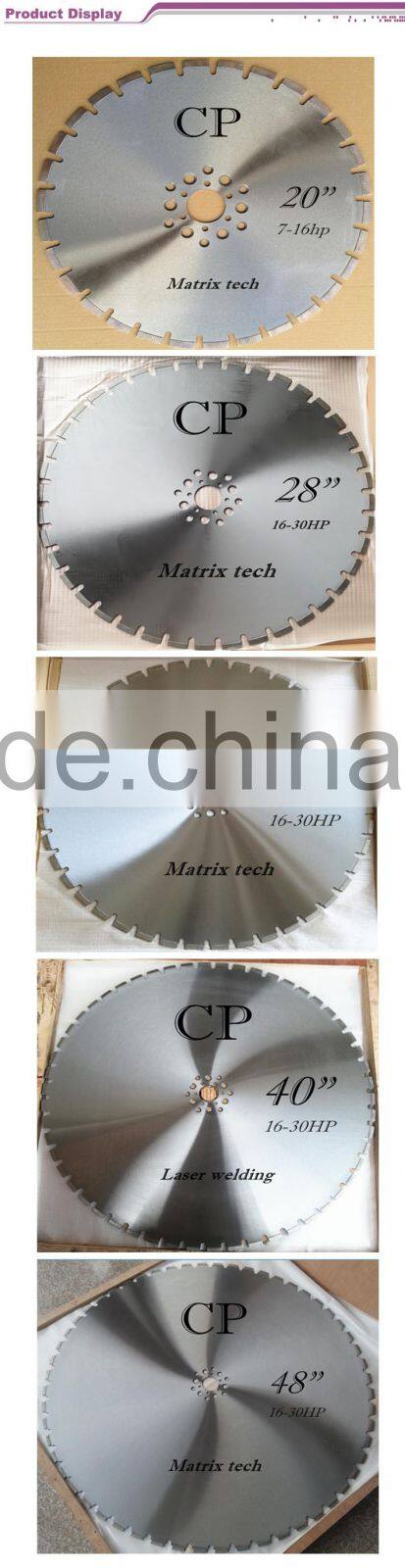 HP Machine concrete cutting blade