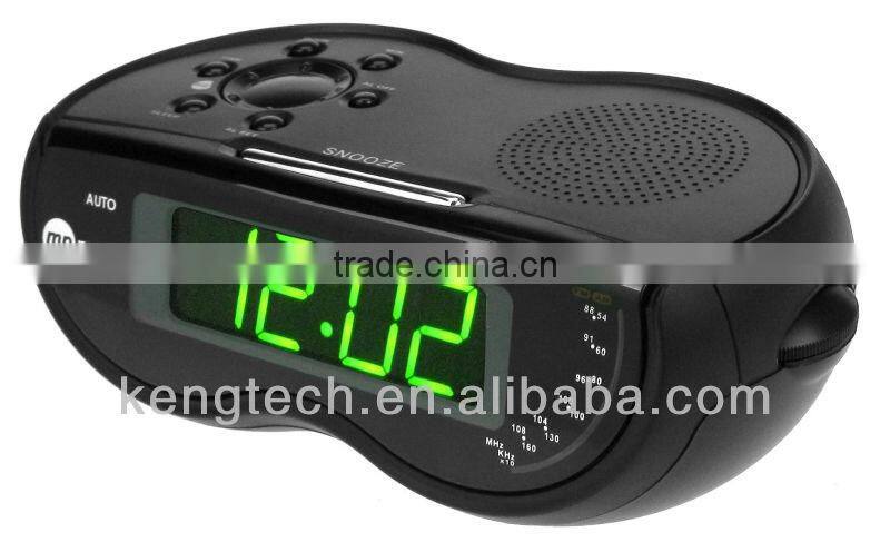0.9" Alarm Clock Analogue Radio