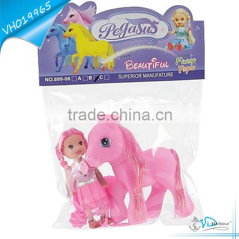 New Flying Horse Toy with Barbie for Children