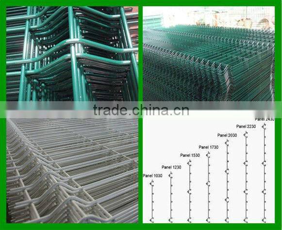 cheap powder coated welded steel wire mesh concrete fence