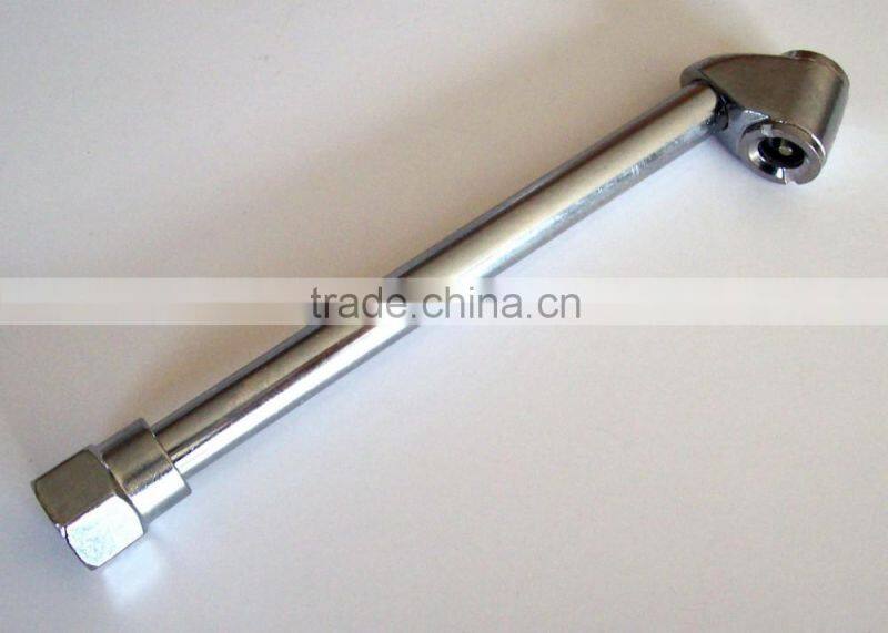 6" Truck Tire Inflator Air Chucks Dual Curved Head Angled