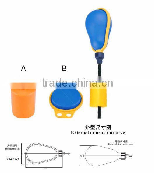 Alibaba new products HP-M15-12 Electrical Cable Float Switch