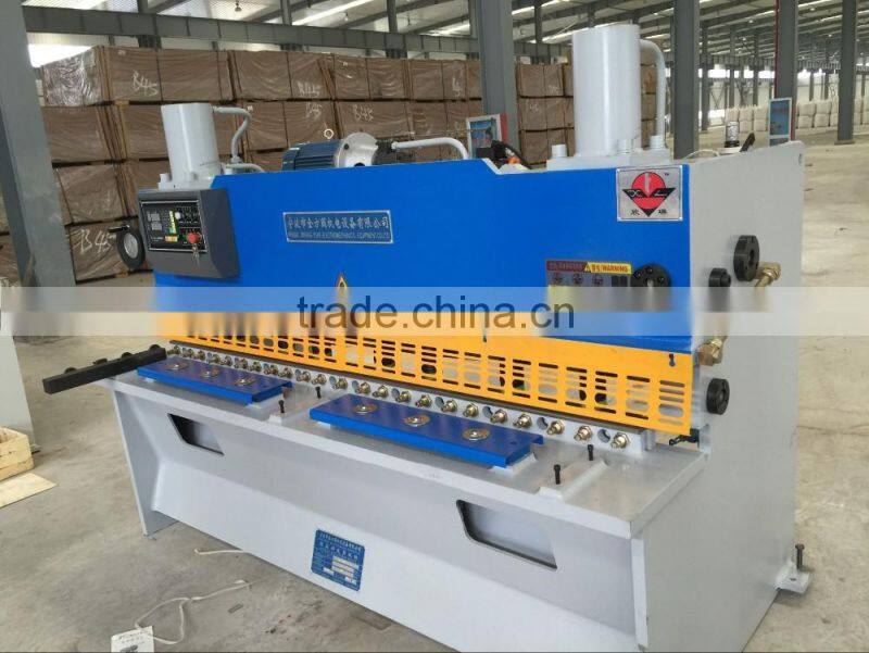 Good aftersale service cut sheet machine 12 feet copper plate shear machine