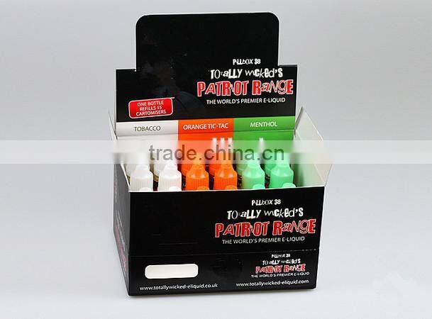 small cardboard display boxes for e-liquid