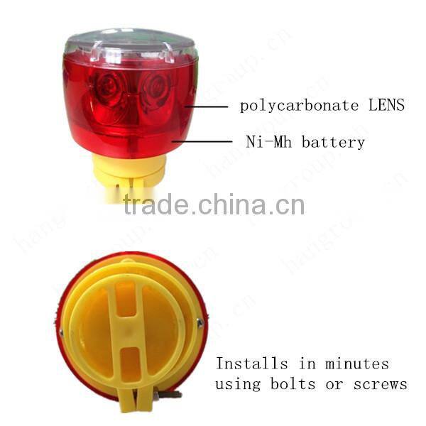 Solar Power Led Warning Light ( Used in Ships,Boats,Yacht,Buoys,Mining Truck Roads,Airport etc )