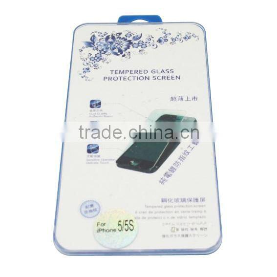 For Appl Iphone 5 5S TEMPERED GLASS Screen Protector 0.25mm With Package.