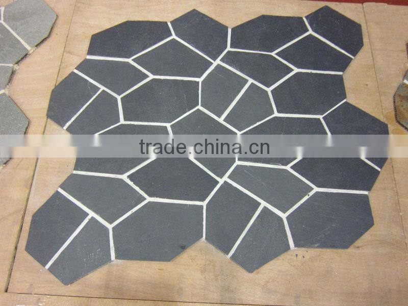 Rusty Slate Mesh Stone Tile