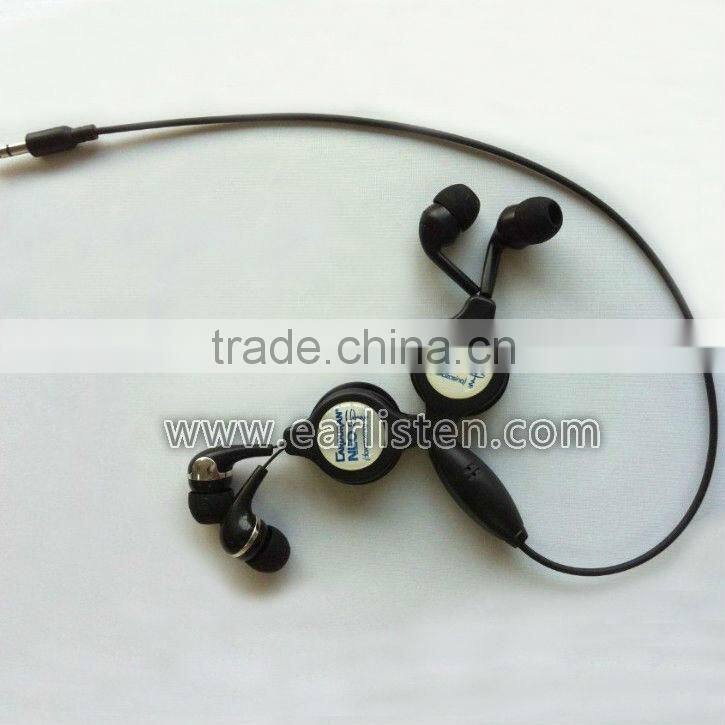 new and cheap retractable earphones promotional