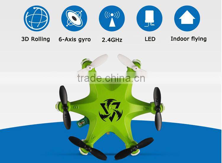 2.4G 4CH 6 Axis Gyro RC Mini Hexacopter Headless Mode RTF RC Quadcopter