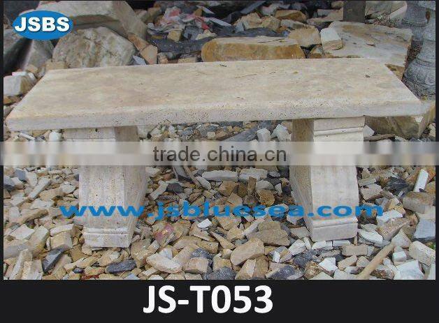 Marble carving of dining table and bench