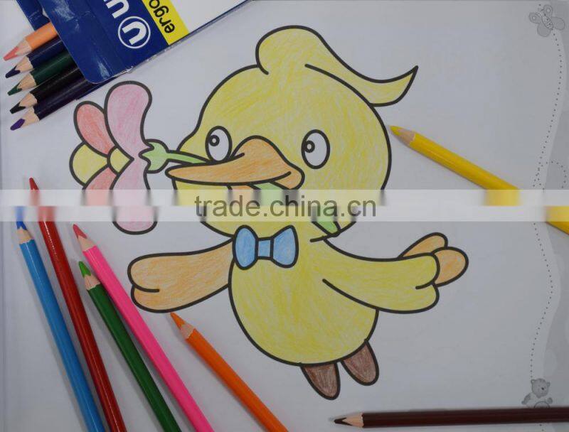 3.5" Wooden Barrel Mini Colored Pencil