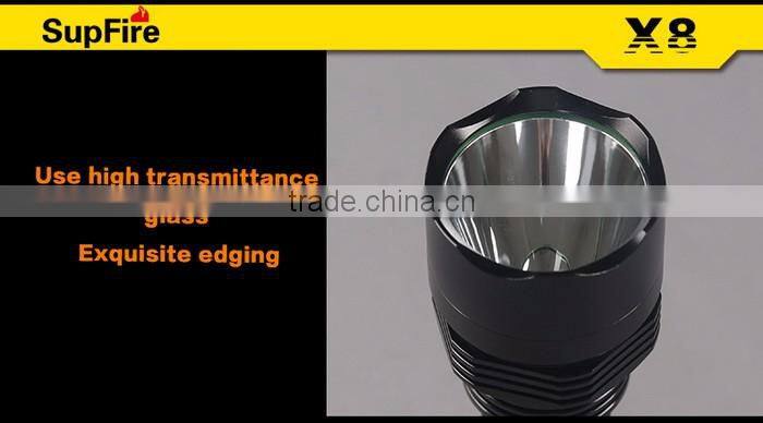 Supfire X8 Rechargeable Flashlight 10w Led Waterproof Torch